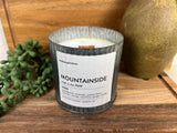 Mountainside Wood Wick Rustic Farmhouse Soy Candle: 10 oz.