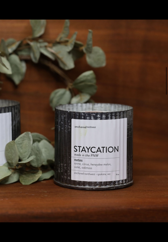 Staycation Wood Wick Candle