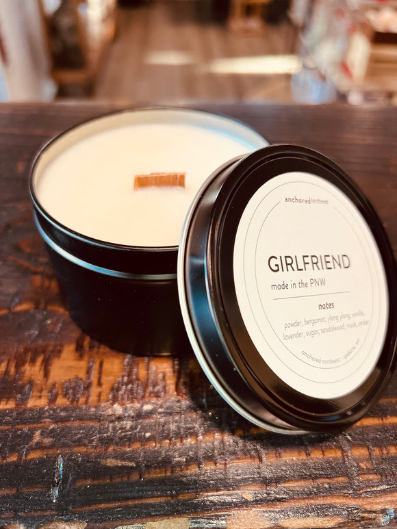 Girlfriend Travel Tin Candle